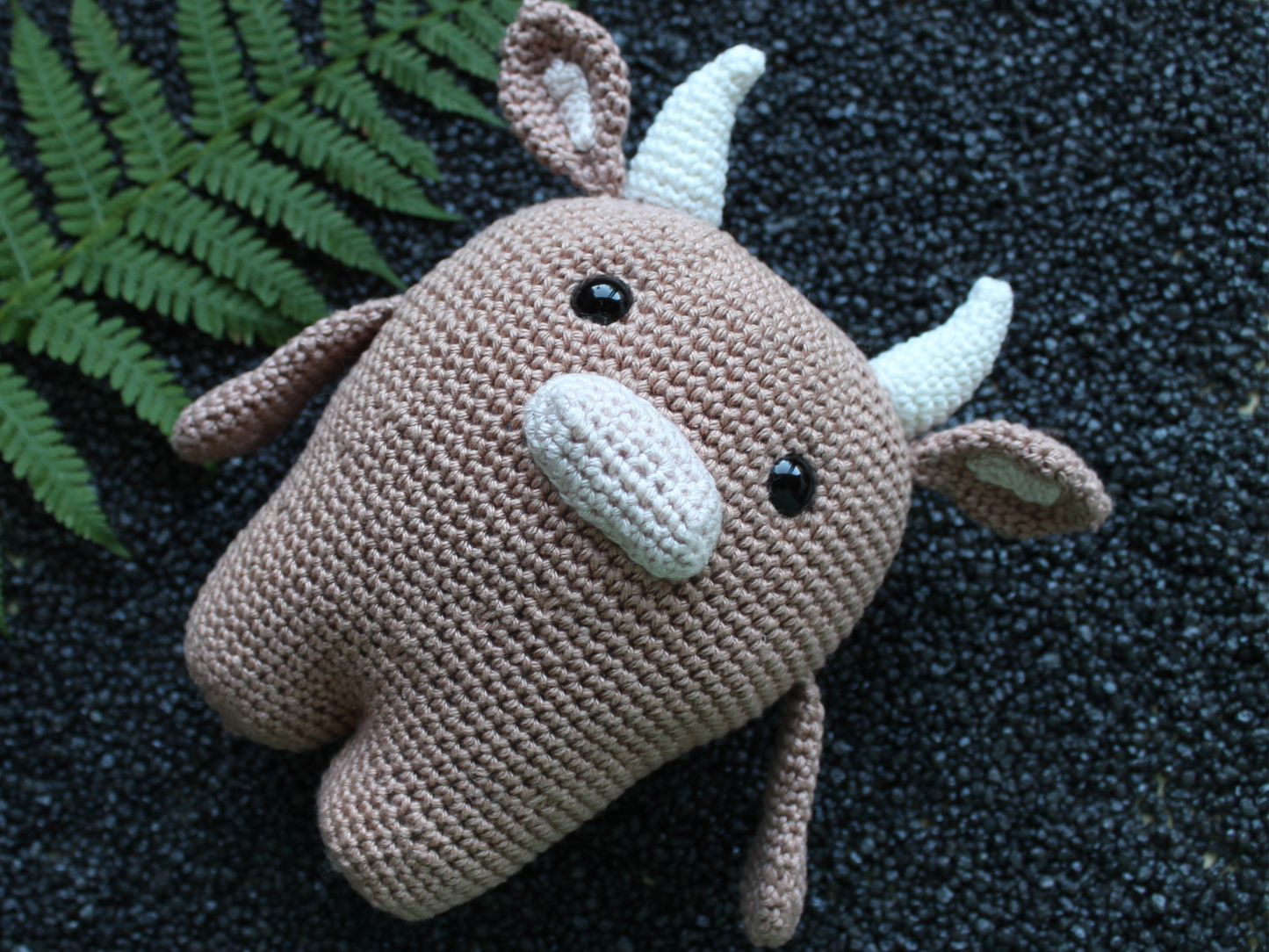 Kuh Häkelanleitung, Amigurumi Kuh häkeln