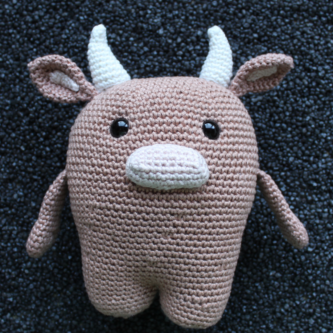 Kuh Häkelanleitung, Amigurumi Kuh häkeln